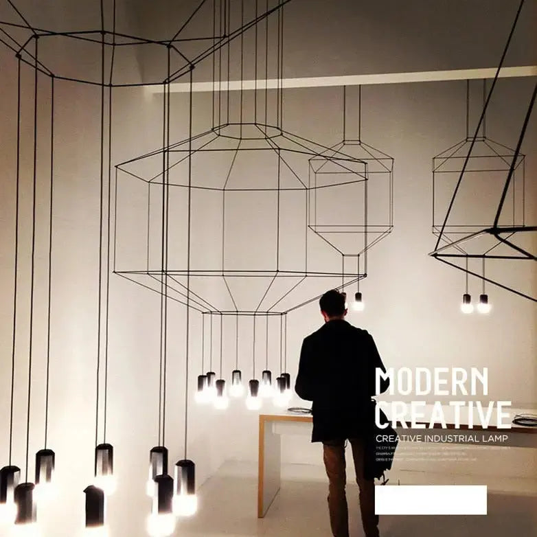 Postmodern Long Chandelier — alternate product view 13
