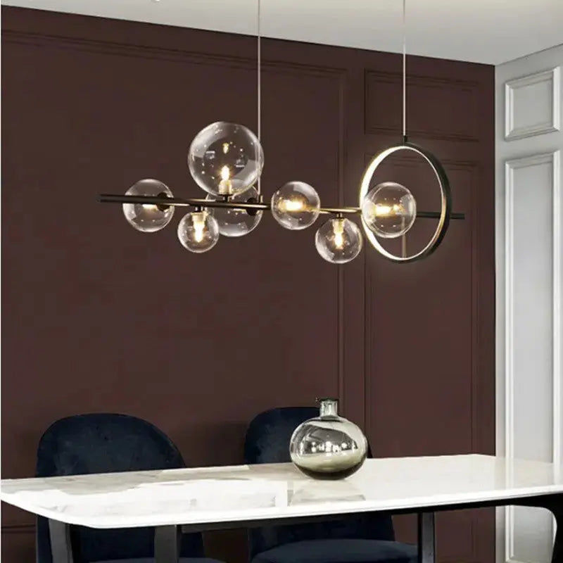 Creative Glass Bubble Ball Chandelier — alternate product view 5