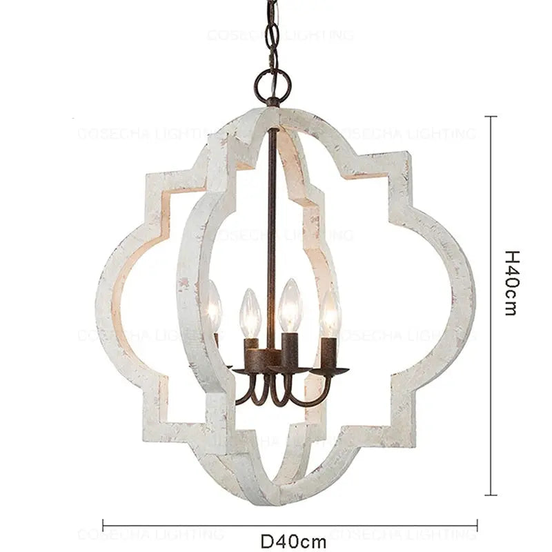 French Country Farmhouse Chandeliers — alternate product view 10