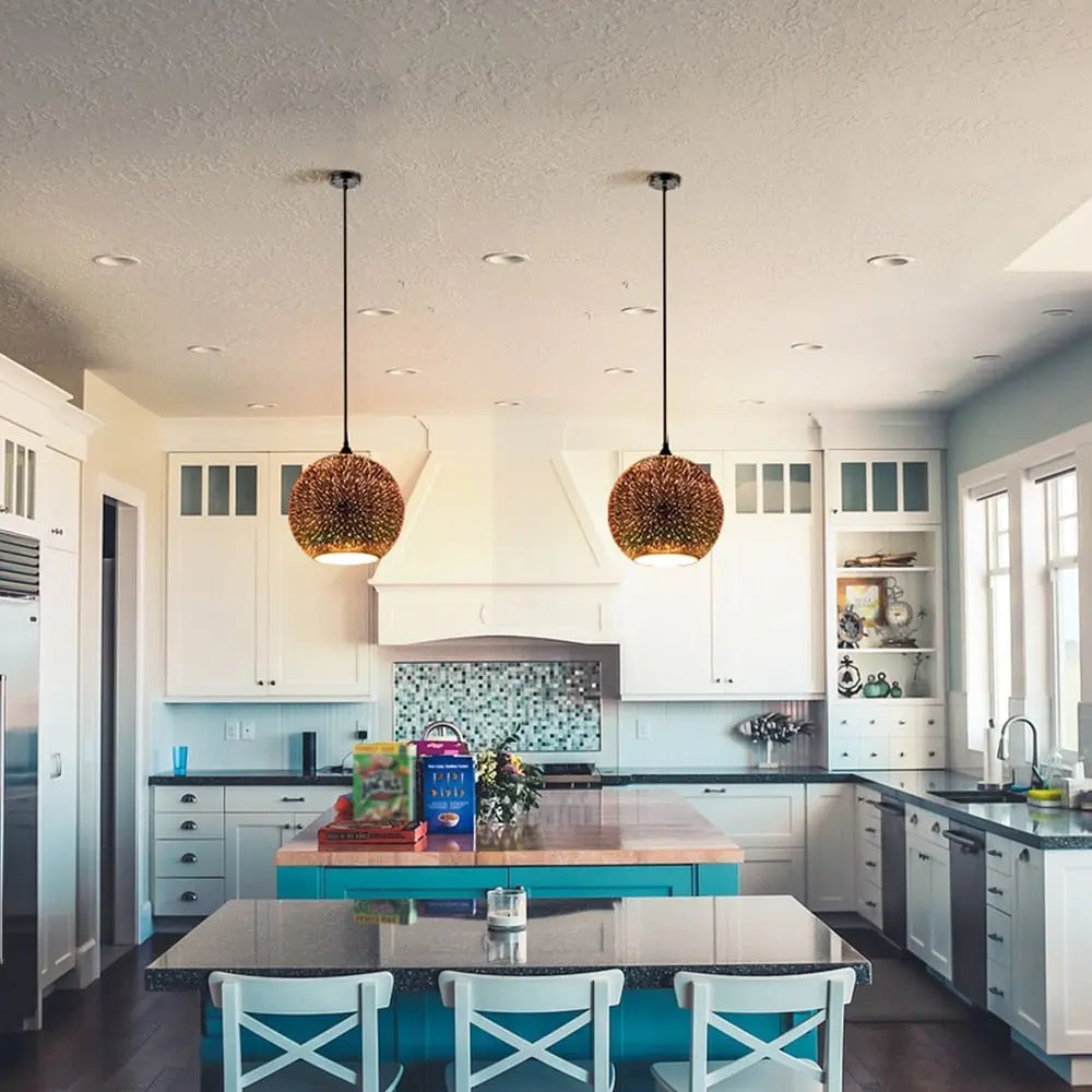 Modern 3D Colorful Pendant Lamp - A — alternate product view 7
