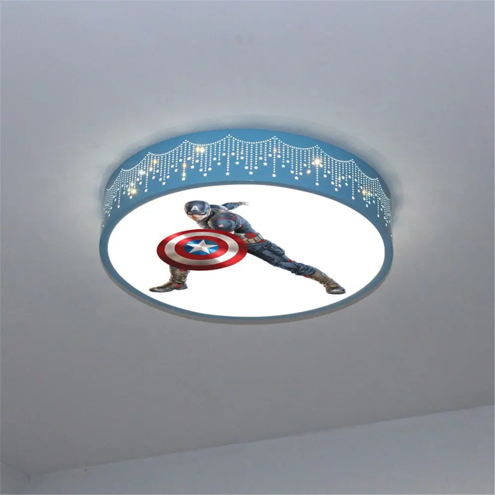 Children Spider Man Hero Led Ceiling Chandelier — alternate product view 7