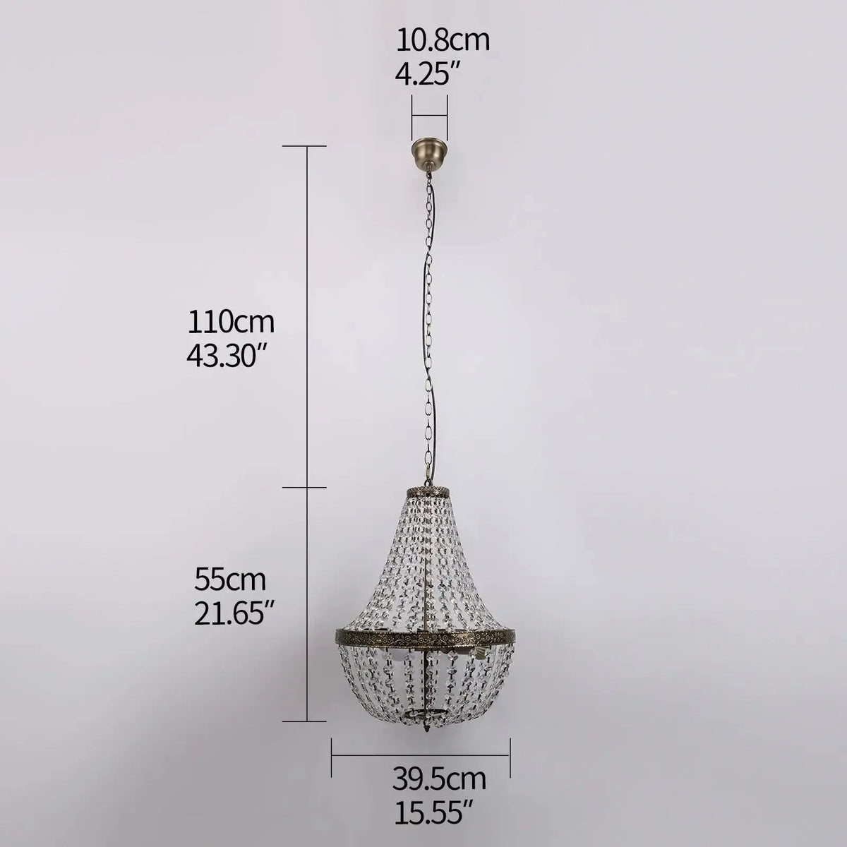Modern Light Luxury Crystal Chandelier — alternate product view 10
