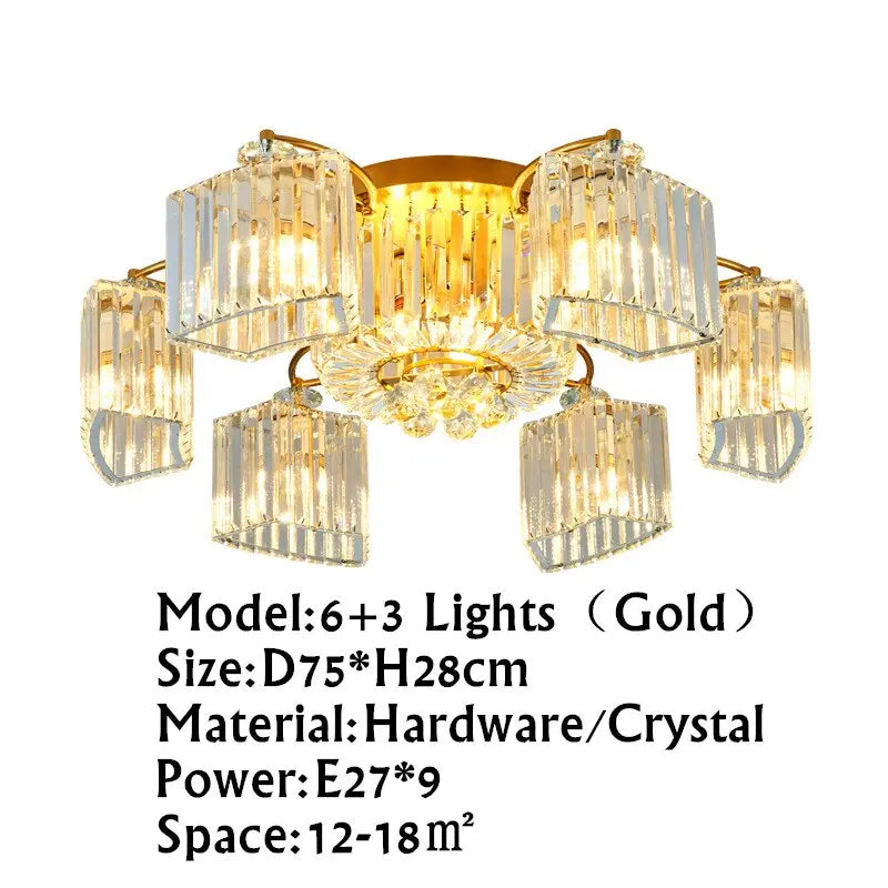 Modern Ceiling Circle Chandelier — alternate product view 14
