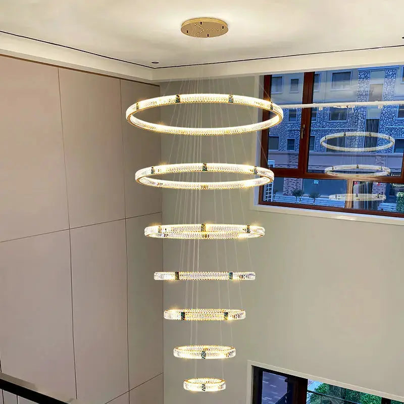 Golden Villa Ring Chandelier — alternate product view 4