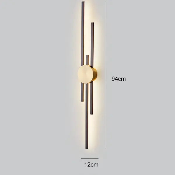 Luxury Minimalist Creative Copper Wall Lights — alternate product view 15
