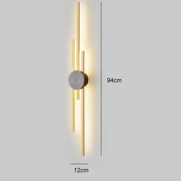Luxury Minimalist Creative Copper Wall Lights — alternate product view 18
