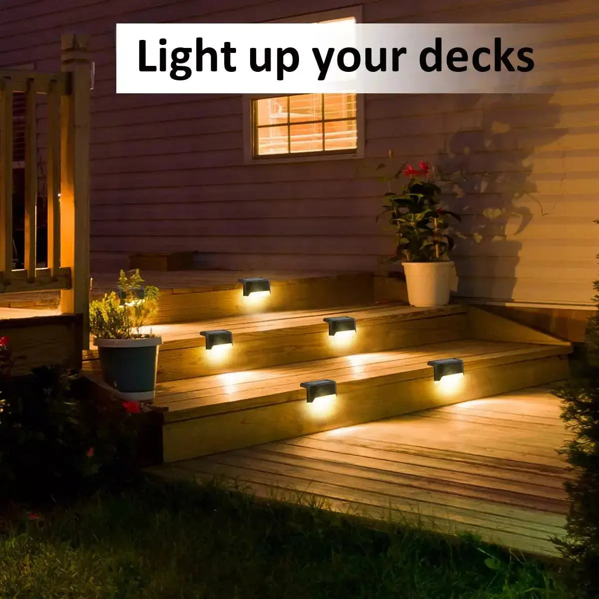 Waterproof LED Solar Stair Lights — alternate product view 19