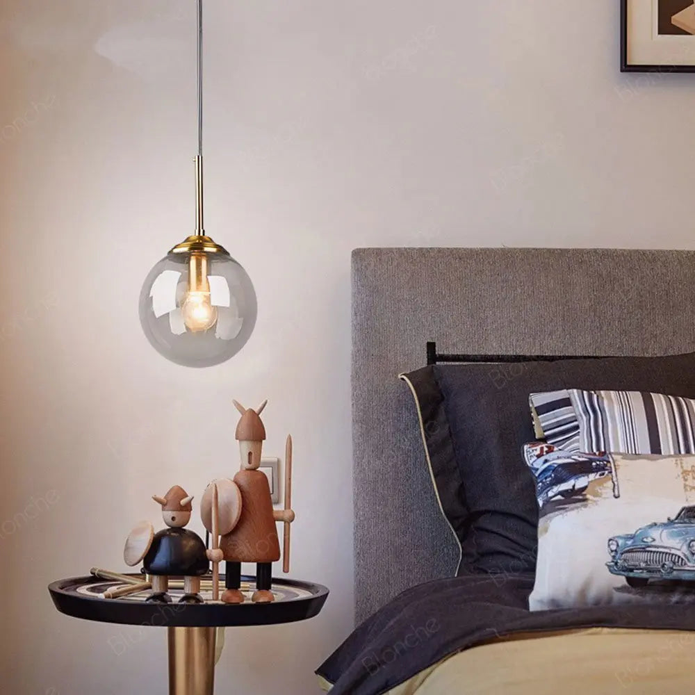 Modern Ball Pendant Light — alternate product view 2