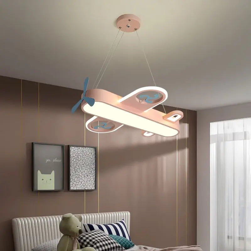 Modern Led Kids Bedroom Pendant Children — alternate product view 2