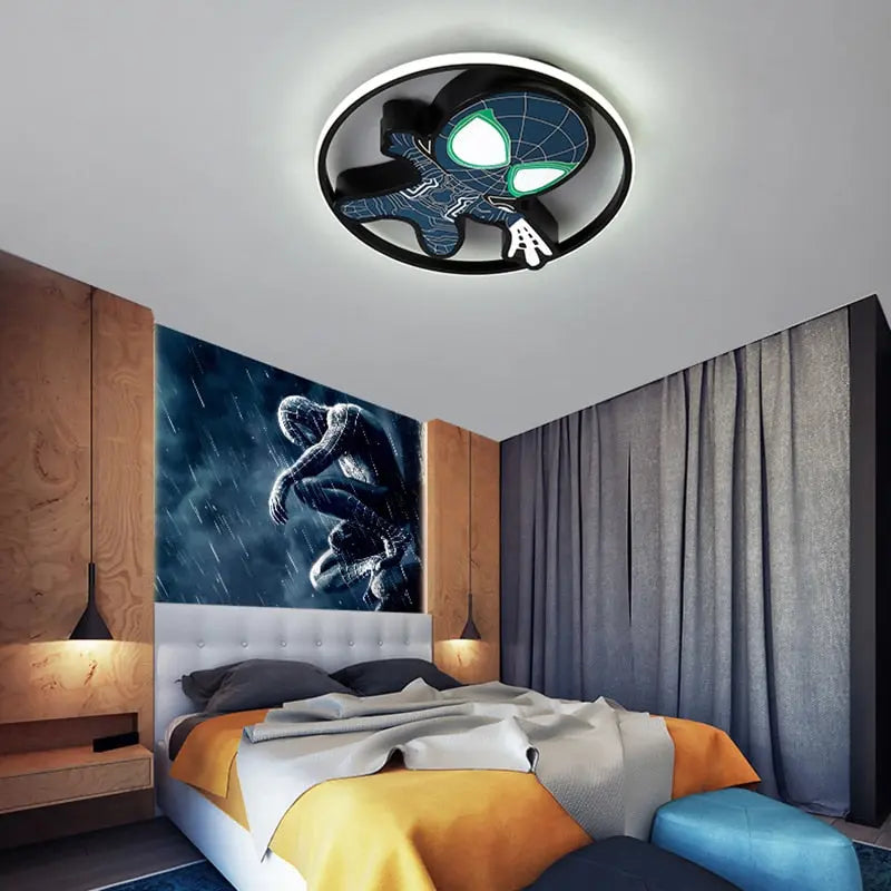 Nordic Spider Man Figure Kids Bedroom Light — alternate product view 9