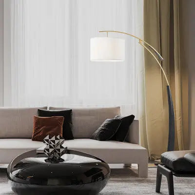 Art Designer Study Curved Floor Lamp — alternate product view 3