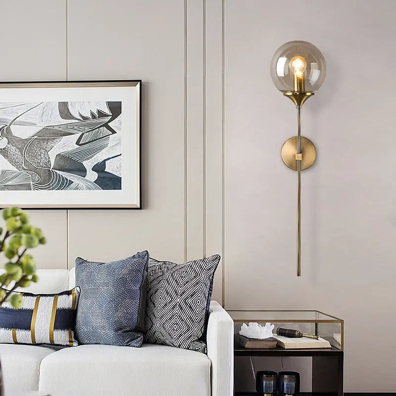 Modern Golden Sconces Round Wall Lamp — alternate product view 7
