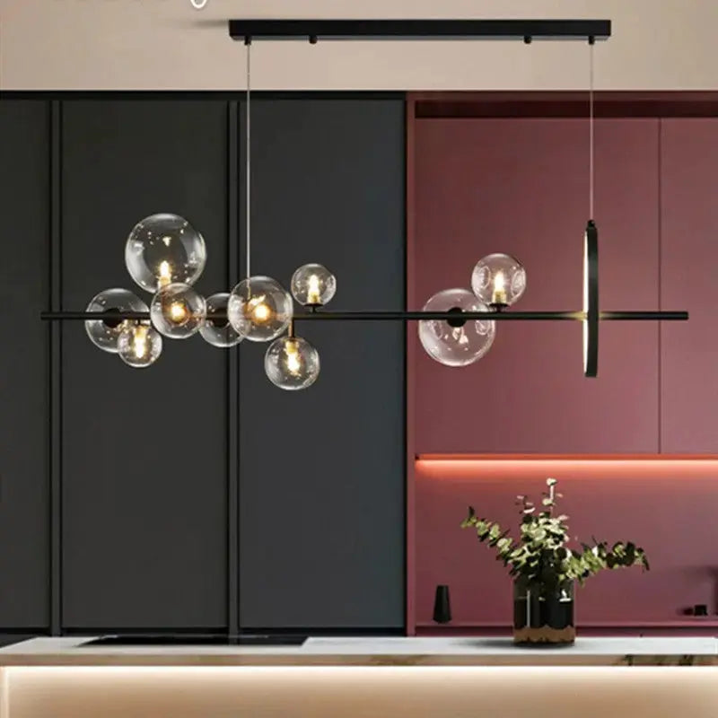 Creative Glass Bubble Ball Chandelier — alternate product view 4