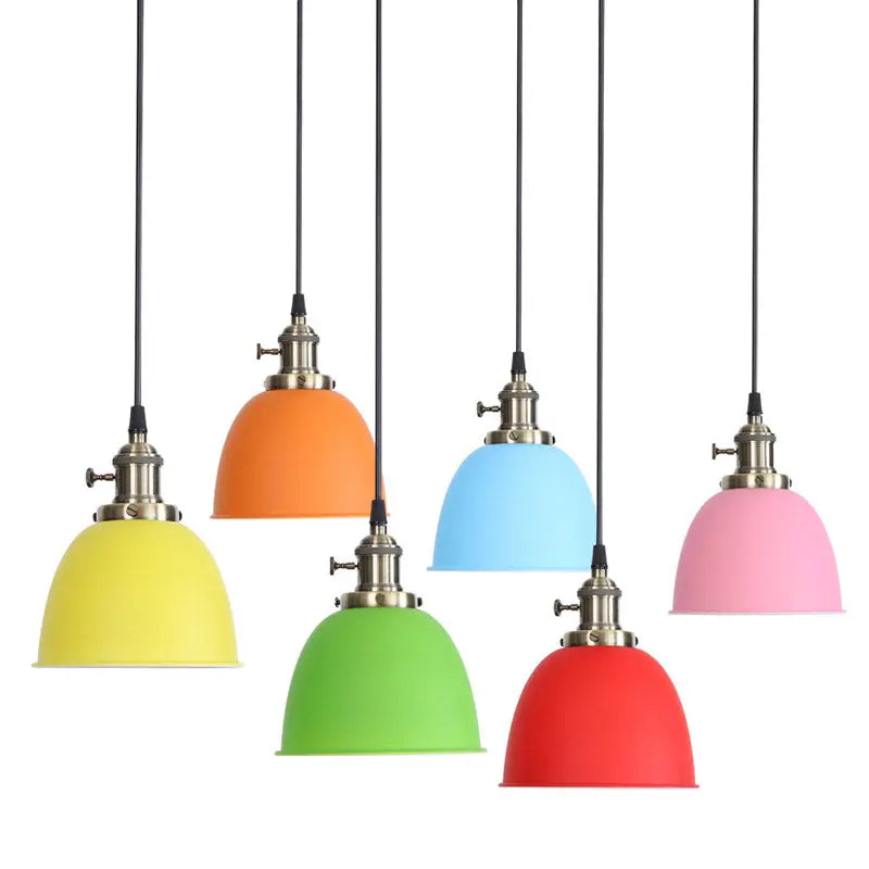 Creative Multi-Color Modern Metal Pendant Light — product view
