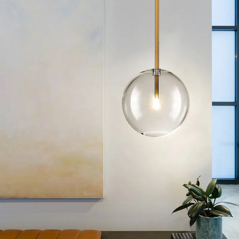Clear Glass Bulb Pendant Chandelier — alternate product view 3