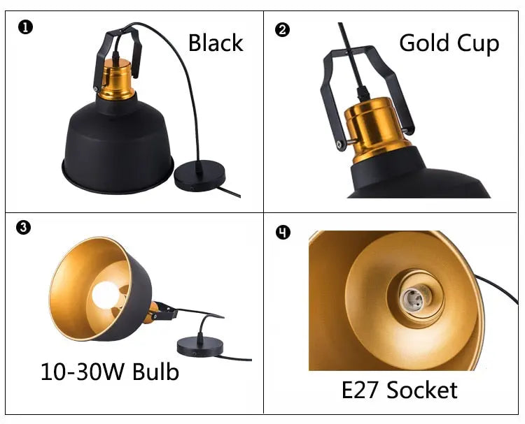 Vintage Loft Hang Lamp — alternate product view 5