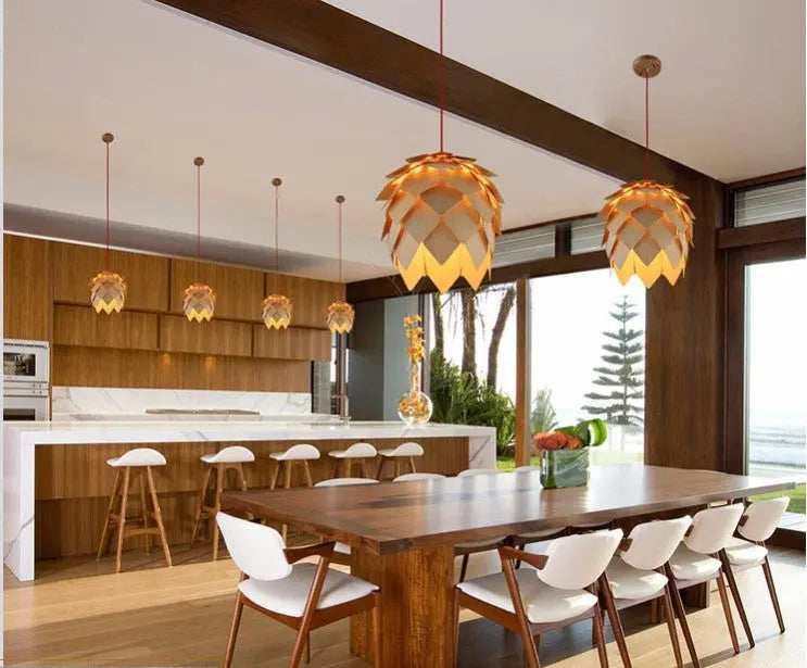 Modern DIY Wooden Pendant Lamp — alternate product view 9