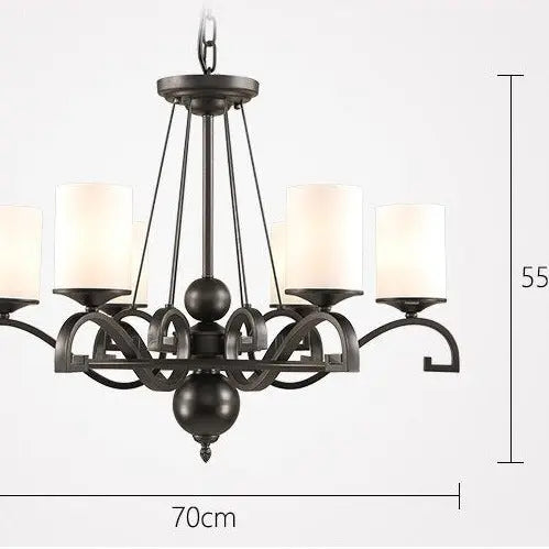 Minimalist Hanging Classic Chandelier — alternate product view 4