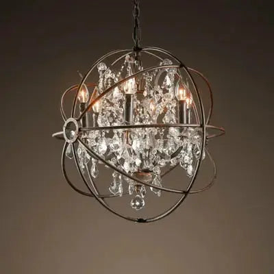 Mid Century Globe Chandelier — alternate product view 3