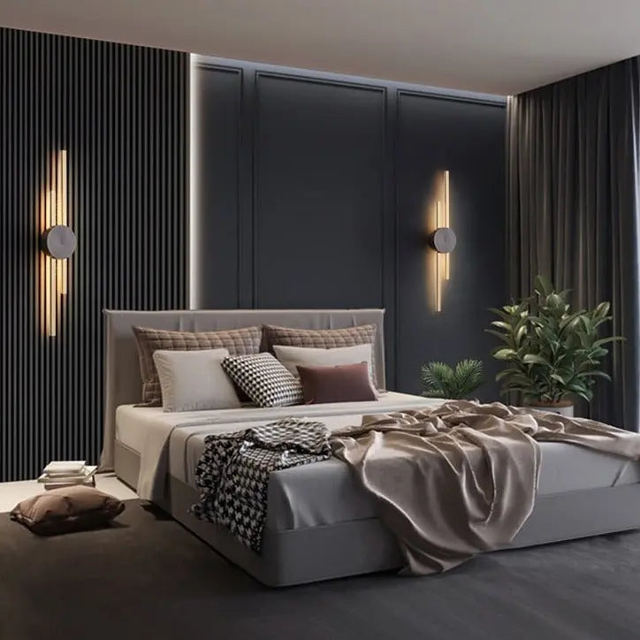 Luxury Minimalist Creative Copper Wall Lights — alternate product view 4