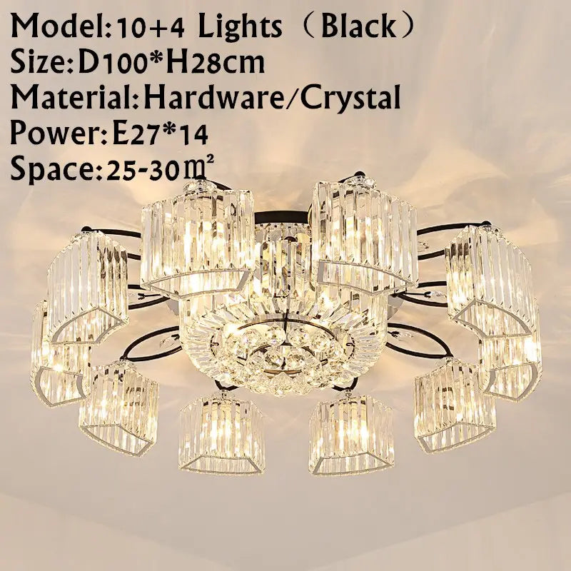 Modern Ceiling Circle Chandelier — alternate product view 13
