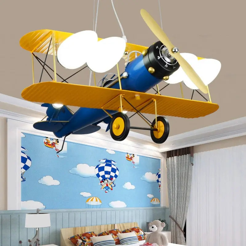 Kids Bedroom Airplane Chandelier — alternate product view 4