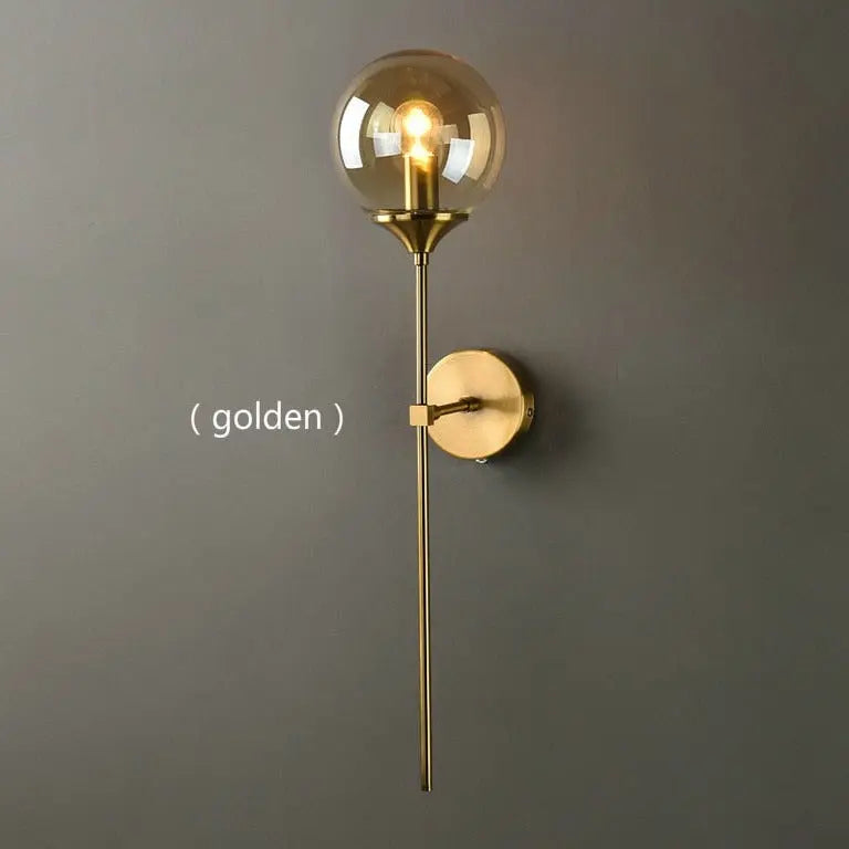 Modern Golden Sconces Round Wall Lamp — alternate product view 5