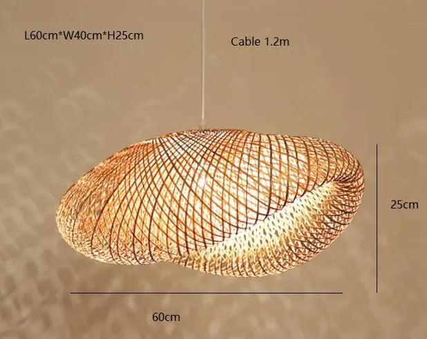 Modern Bamboo Asia Style Light — alternate product view 6