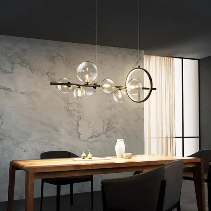 Creative Glass Bubble Ball Chandelier — alternate product view 7