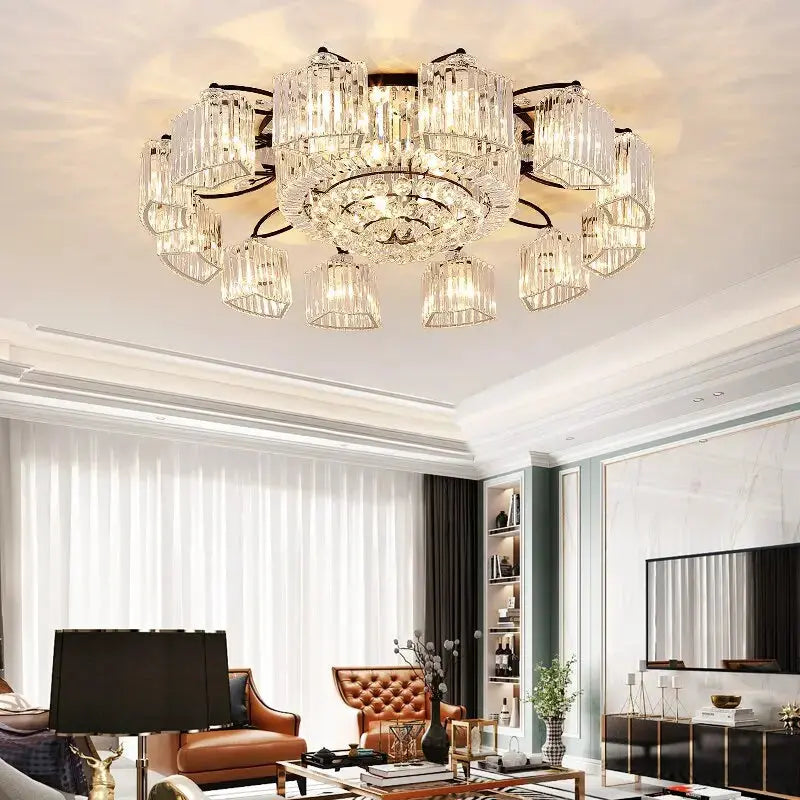 Modern Ceiling Circle Chandelier — alternate product view 4