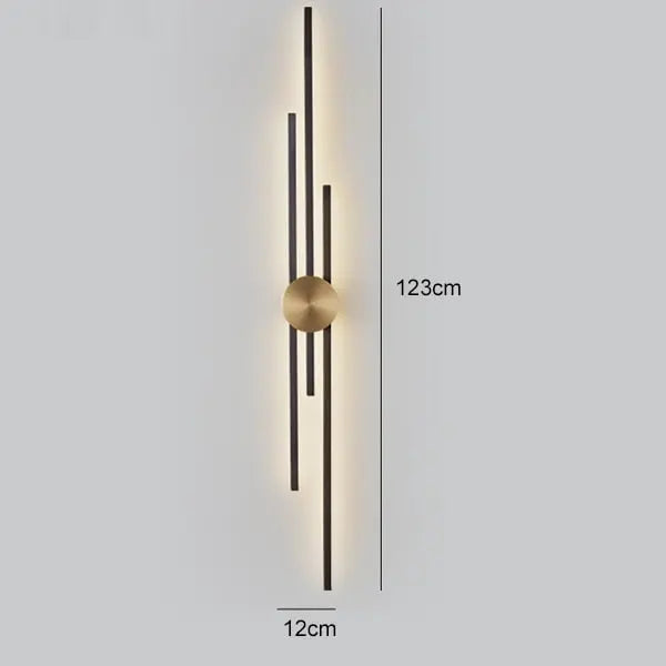 Luxury Minimalist Creative Copper Wall Lights — alternate product view 10