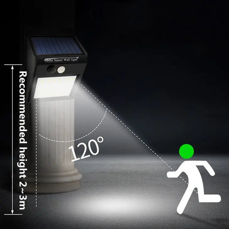 Solar Led Light Outdoor Lamp PIR Motion Sensor — alternate product view 6