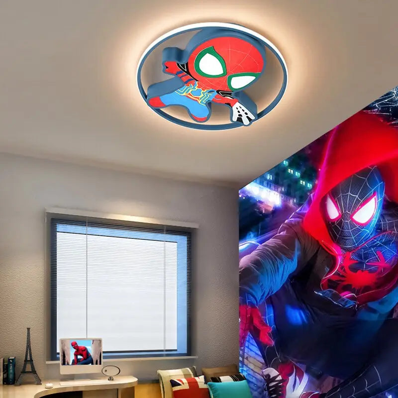 Nordic Spider Man Figure Kids Bedroom Light — alternate product view 8