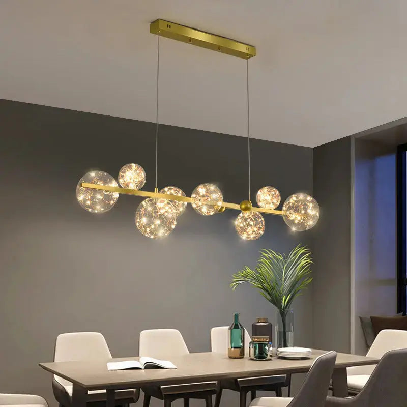 Nordic Glass Ball Led Modern Pendant Chandelier — product view