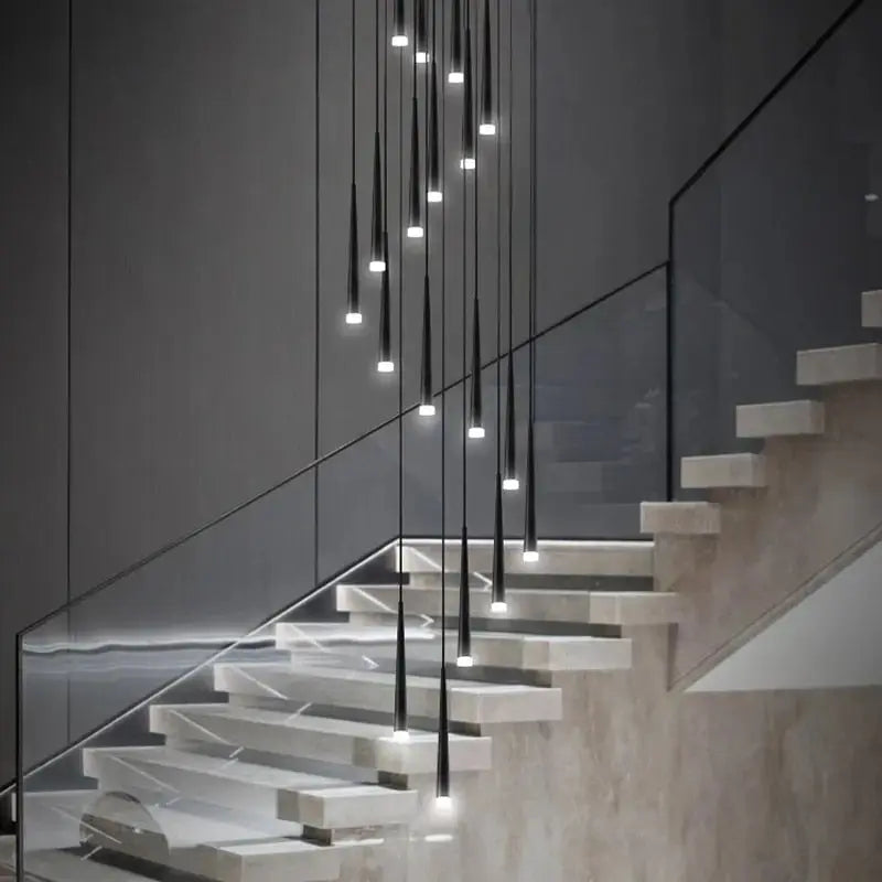 Long Stair Chandelier — alternate product view 3