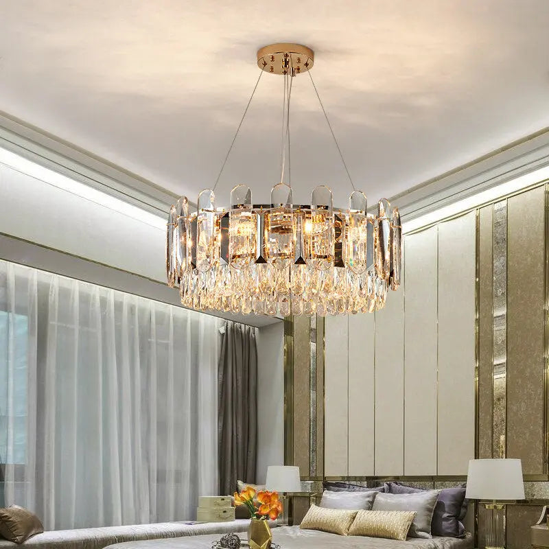 Large Crystal Chandelier — alternate product view 2