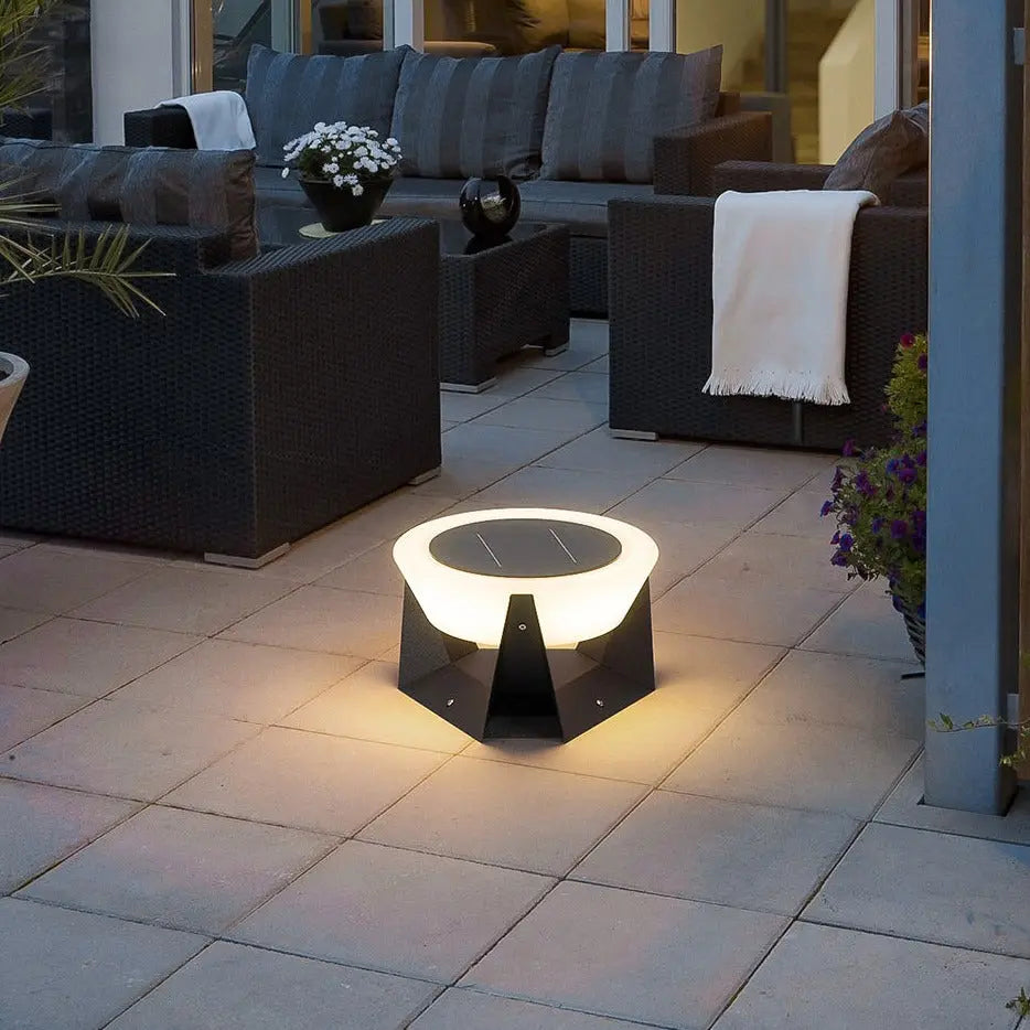 Solar LED Fence Gate Pillar Head Lamp Outdoor — alternate product view 11