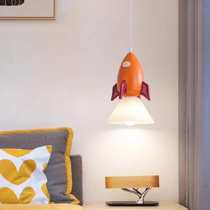 Nordic Kids Room Toys Figurine Pendant Lights — alternate product view 2