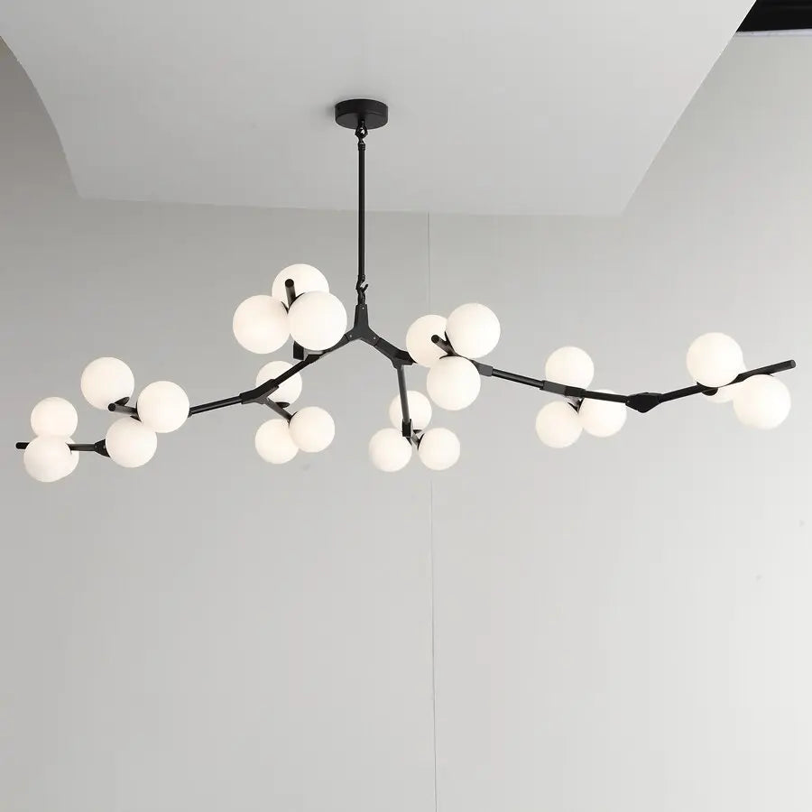 Post Modern Style Glass Balls Chandelier — alternate product view 6