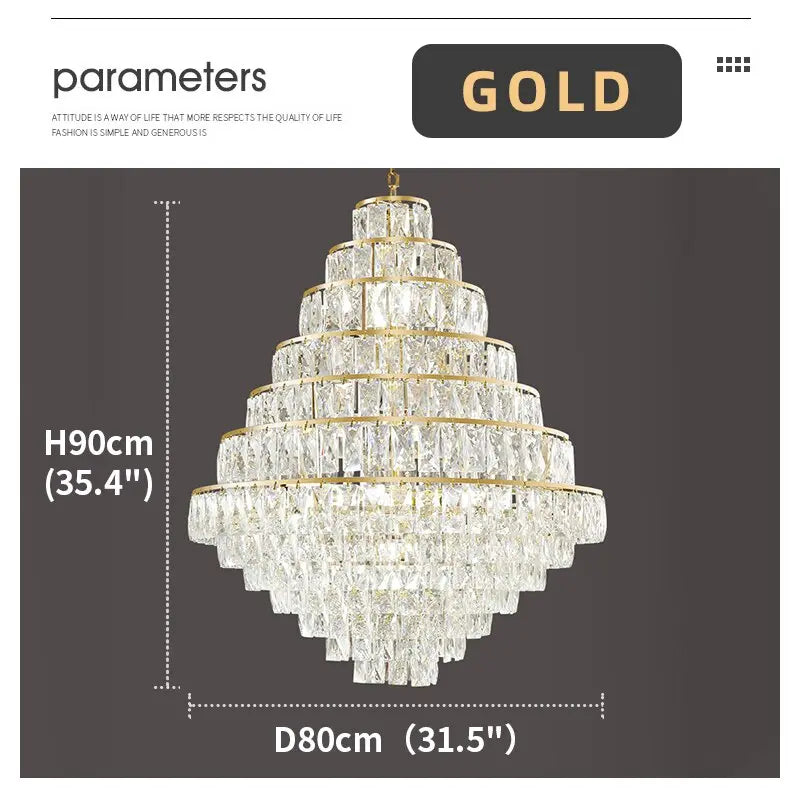 Villa Hollow Duplex Modern Chandelier — alternate product view 12