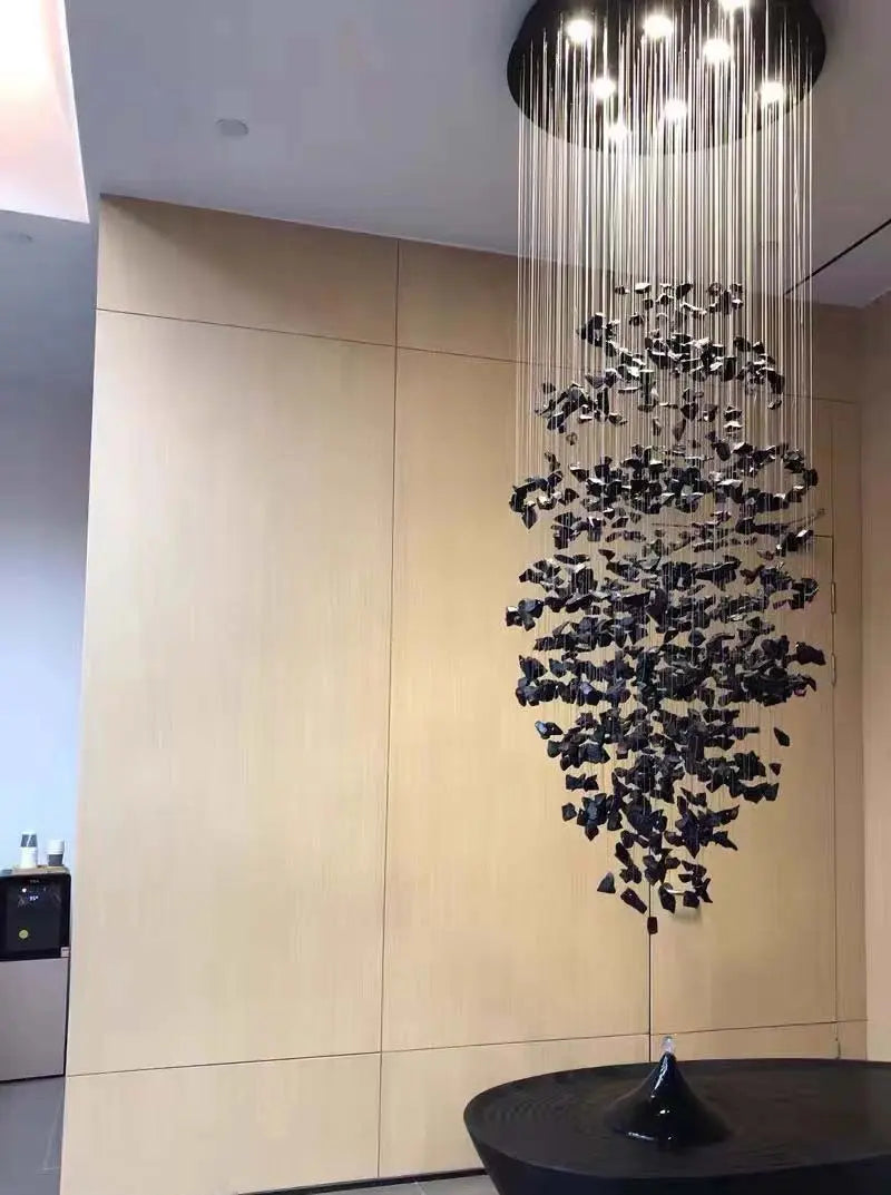 Modern Hanging Stone Chandelier — alternate product view 10