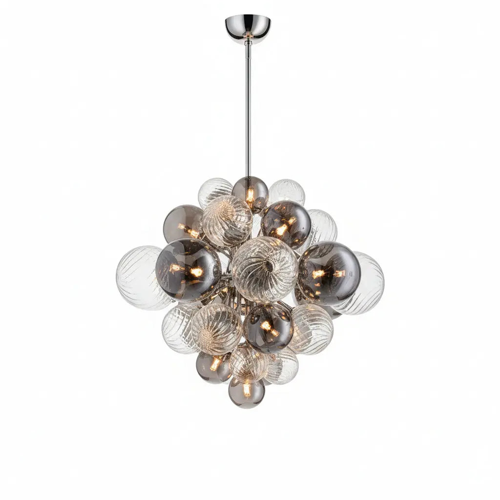 Nordic Creative Glass Metal Pendant Lights — alternate product view 1