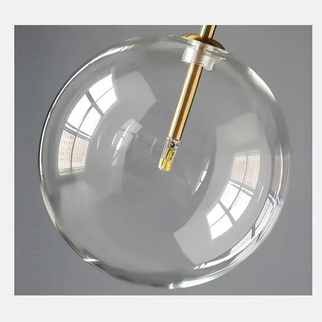Modern Luxury Glass Ball Chandelier — alternate product view 5