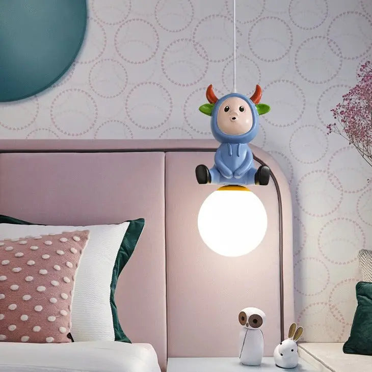 Nordic Kids Room Toys Figurine Pendant Lights — alternate product view 3