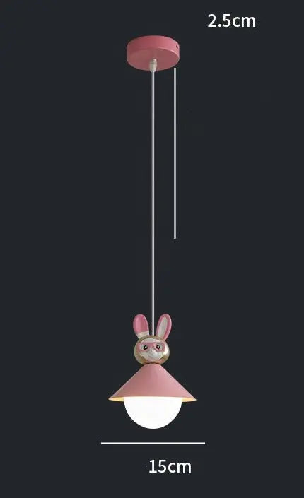 Nordic Kids Room Toys Figurine Pendant Lights — alternate product view 11