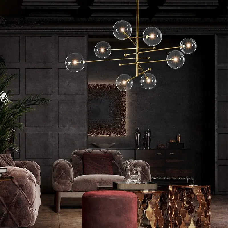 Postmodern LED Chandelier — alternate product view 3