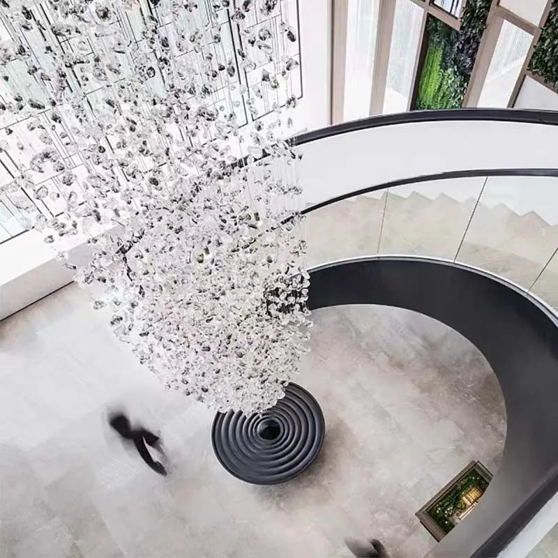 Modern Hanging Stone Chandelier — alternate product view 4