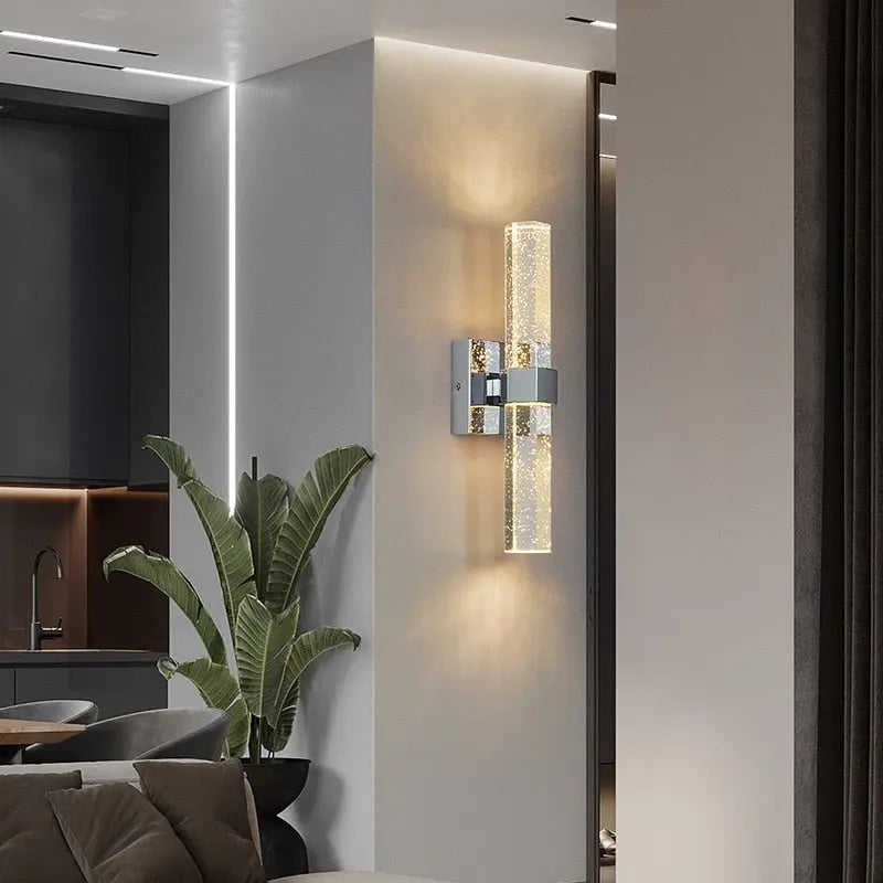 Wall Crystal Bubble Shade Lamps — alternate product view 1
