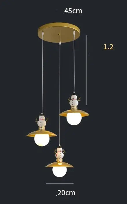 Nordic Kids Room Toys Figurine Pendant Lights — alternate product view 12