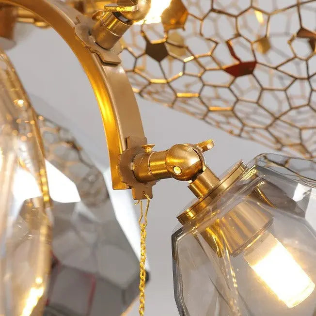 Modern Luxury Villa Glass Chandelier — alternate product view 3